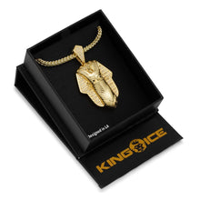 Load image into Gallery viewer, 14K Gold CZ Bandana Pharaoh Necklace