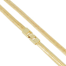 Load image into Gallery viewer, 8mm 14K Gold Thick Herringbone Choker Set