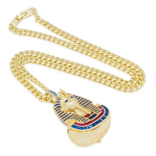 Load image into Gallery viewer, Iced Secret Stash King Tut Necklace