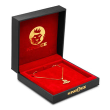 Load image into Gallery viewer, Inspired by PlayStation® - Solid 14K Gold & Diamond Classic PS Logo Necklace