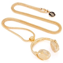 Load image into Gallery viewer, Headphones Necklace - Designed by Snoop Dogg x King Ice