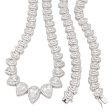 Load image into Gallery viewer, Pear Cut Tennis Chain