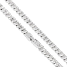 Load image into Gallery viewer, 8mm White Gold Miami Cuban Choker Set