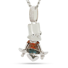Load image into Gallery viewer, Simpsons x King Ice - Skater Bart Necklace