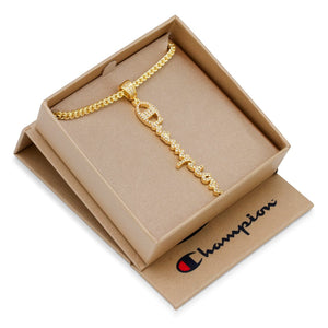 Champion Heritage 14K Gold Logo Necklace