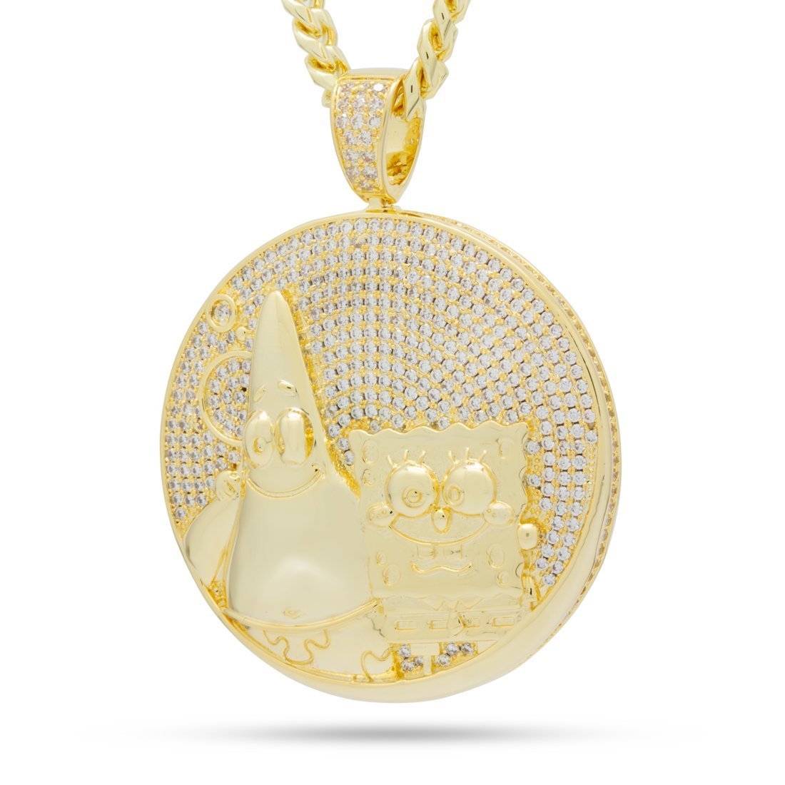 KING ICE キングアイス SPONGEBOB SQUAREPANTS NECKLACE SpongeBob SquarePants Necklace | SpongeBob Jewelry – King Ice