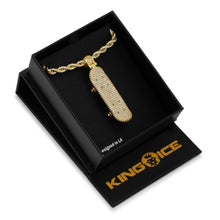 Load image into Gallery viewer, The CZ Mini Skateboard Necklace
