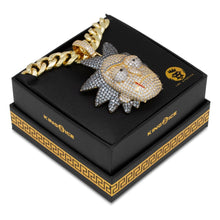 Load image into Gallery viewer, Rick and Morty x King Ice - Evil Rick Necklace
