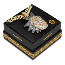 Load image into Gallery viewer, Rick and Morty x King Ice - XL Evil Rick Necklace
