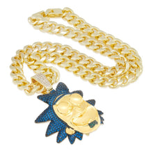 Load image into Gallery viewer, Rick and Morty x King Ice - XL Good Rick Necklace
